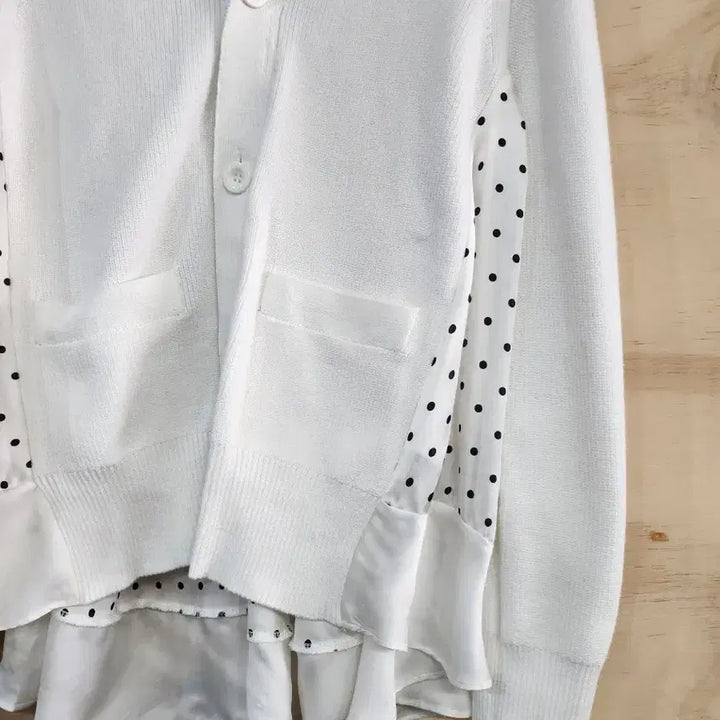 [BUNJANG] Karl Lagerfeld Dot Cardigan / 1012) 칼 라거펠트 도트 가디건