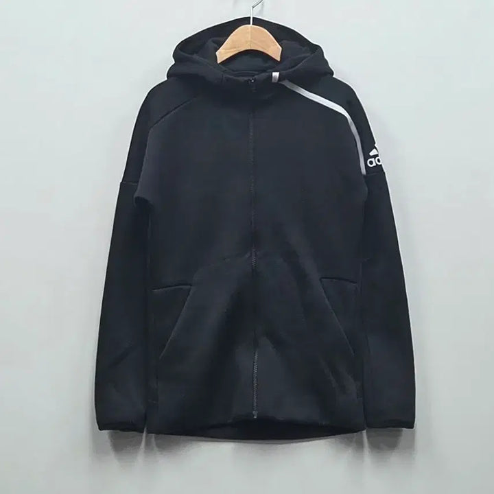 [BUNJANG] Adidas ZNE 3 Hooded Zip-Up Black / 아디다스 후드집업 블랙