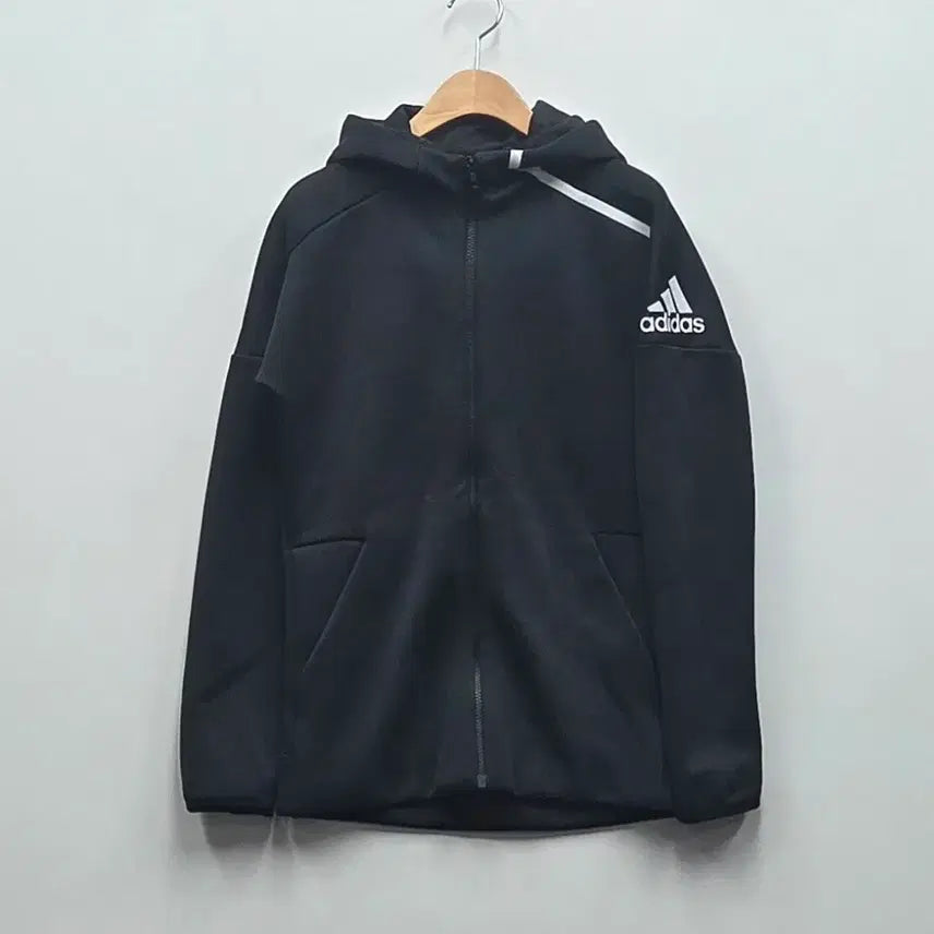 [BUNJANG] Adidas ZNE 3 Hooded Zip-Up Black / 아디다스 후드집업 블랙