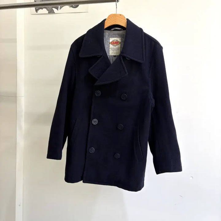 [BUNJANG] CAMP Wool Blend Pea Coat / CAMP 피코트