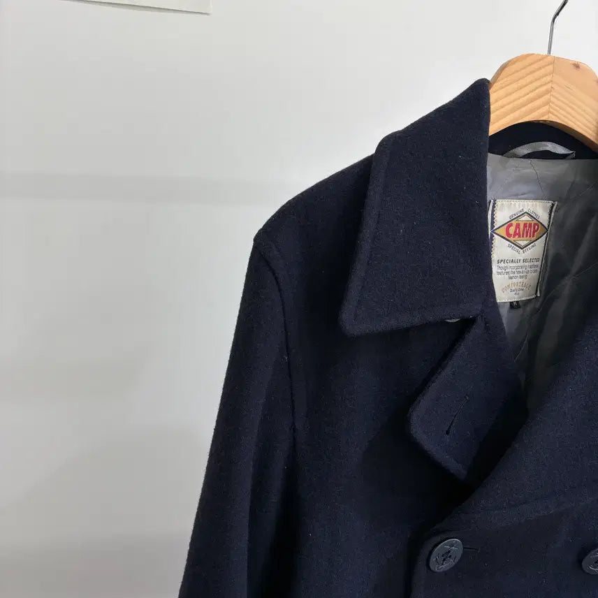 [BUNJANG] CAMP Wool Blend Pea Coat / CAMP 피코트