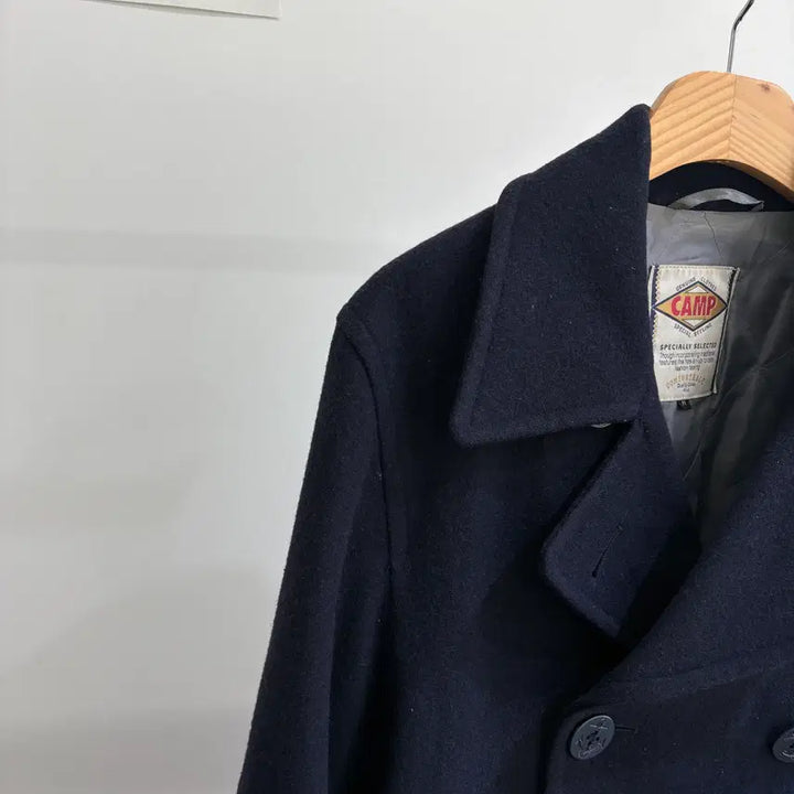 [BUNJANG] CAMP Wool Blend Pea Coat / CAMP 피코트