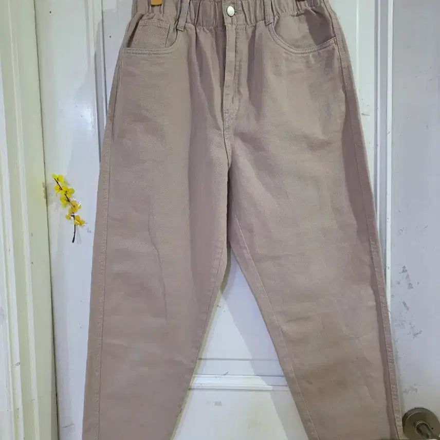 [BUNJANG] H&amp;M Wide Leg Cotton Pants / 봄  핏이이쁜 에치엠  면  와이드 베기통바지   허리31