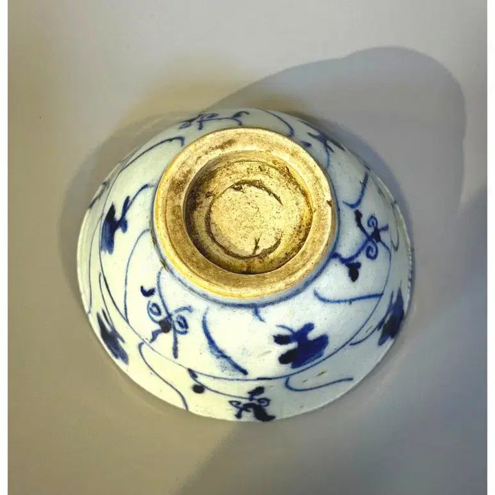 [BUNJANG] Antique Blue and White Porcelain Tea Bowl / 앤티크 청화백자 다완