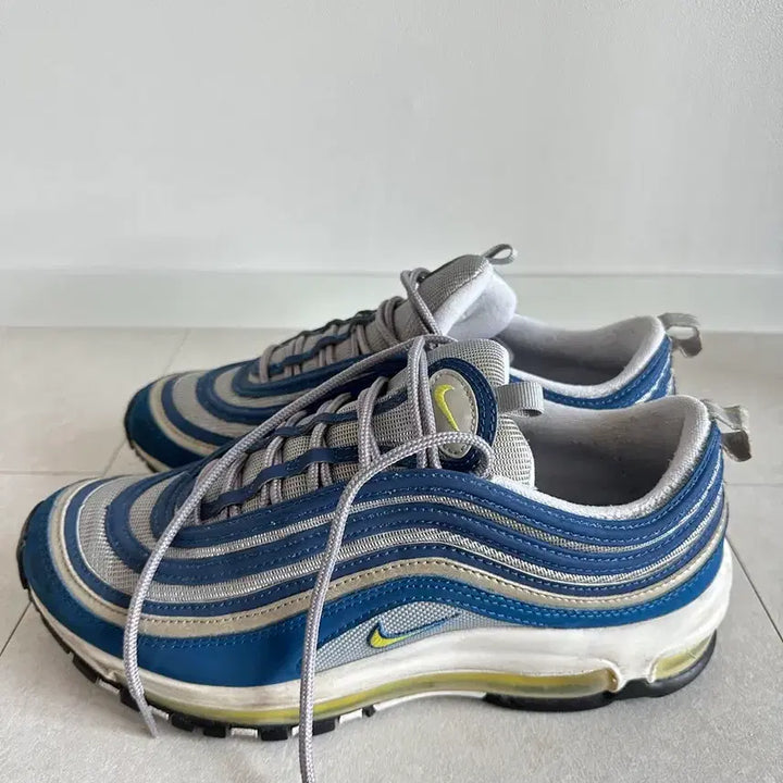 [BUNJANG] Nike Air Max 97 Blue/Silver Sneakers / 나이키 맥스 97 파은 265