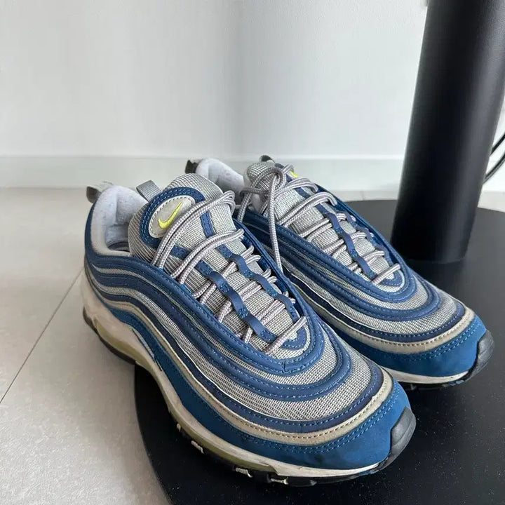 [BUNJANG] Nike Air Max 97 Blue/Silver Sneakers / 나이키 맥스 97 파은 265