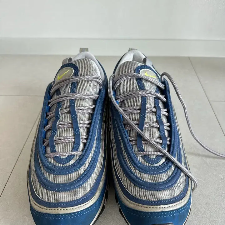 [BUNJANG] Nike Air Max 97 Blue/Silver Sneakers / 나이키 맥스 97 파은 265