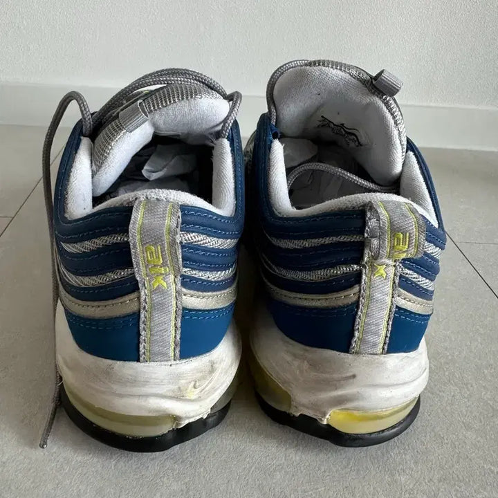 [BUNJANG] Nike Air Max 97 Blue/Silver Sneakers / 나이키 맥스 97 파은 265