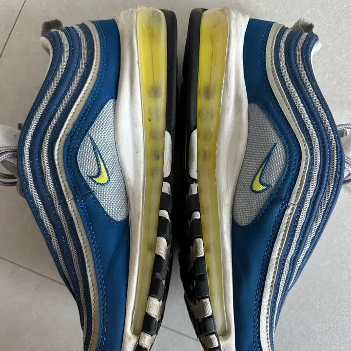 [BUNJANG] Nike Air Max 97 Blue/Silver Sneakers / 나이키 맥스 97 파은 265