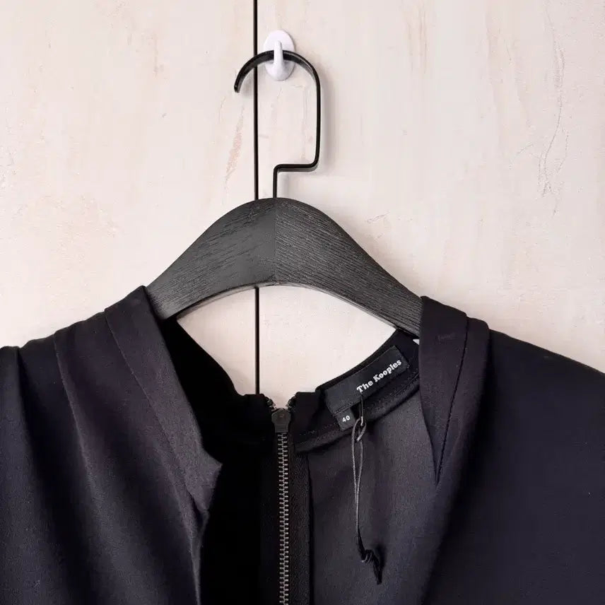 [BUNJANG] The Kooples Two-Tone Wool Dress (Size 40) / 새상품 The Kooples 블랙&amp;베이지 투톤 원피스40(55-66사이즈