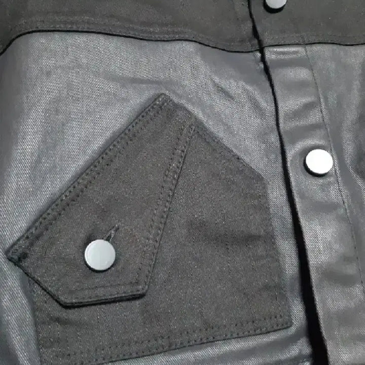 [BUNJANG] ISBIM Crop Denim Jacket (M) / 수입 이즈빔 크롭 데님 자켓 m