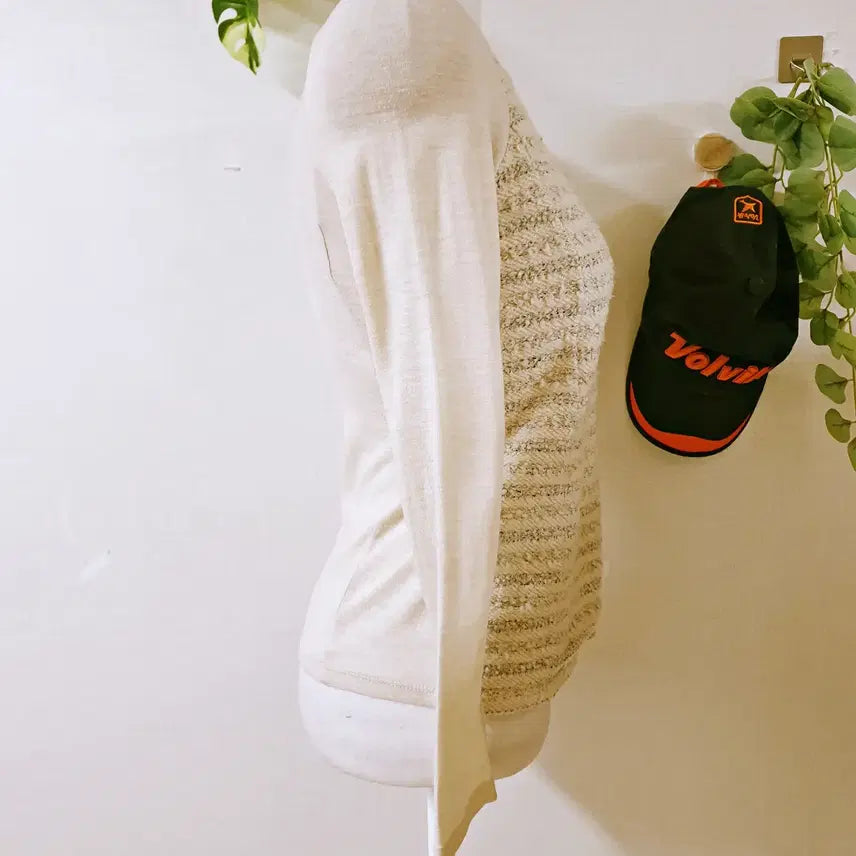 [BUNJANG] On&amp;On Tweed Pullover Knit Beige / 온앤온 배색트위드 풀오버니트 55 베이지