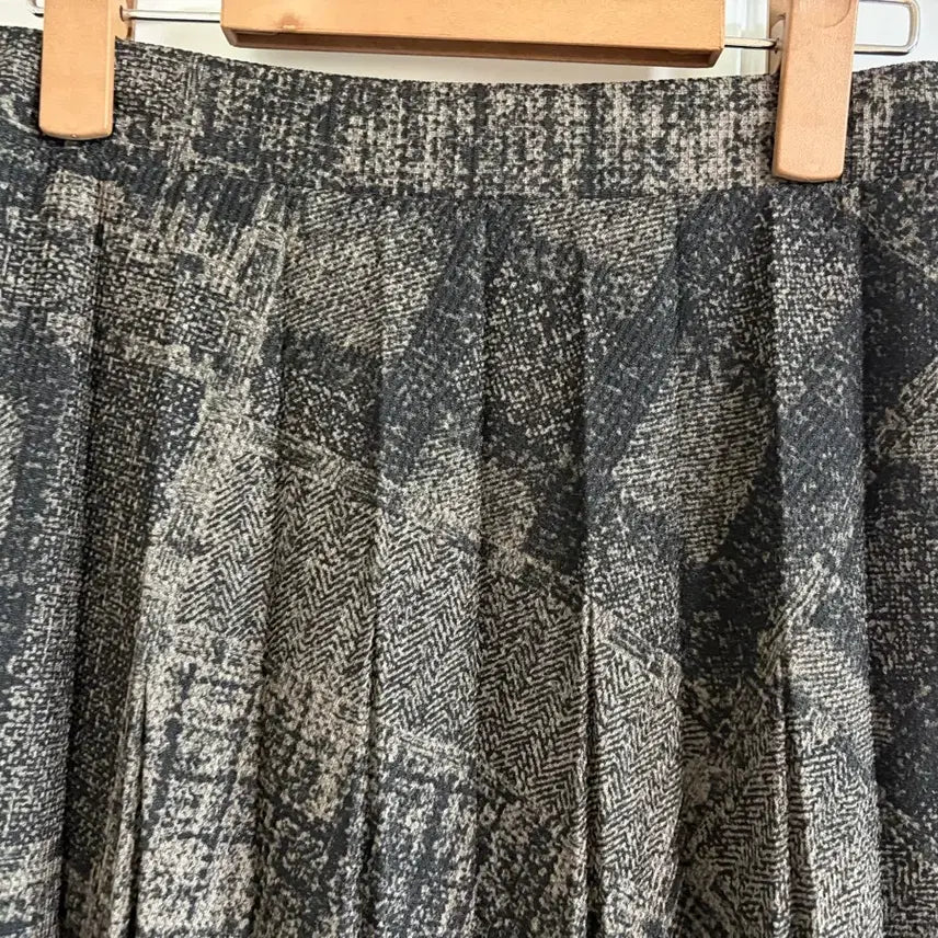 [BUNJANG] Vintage Pleated Long Skirt / (일본 수입 빈티지)스커트 플리츠 롱 치마 캐주얼