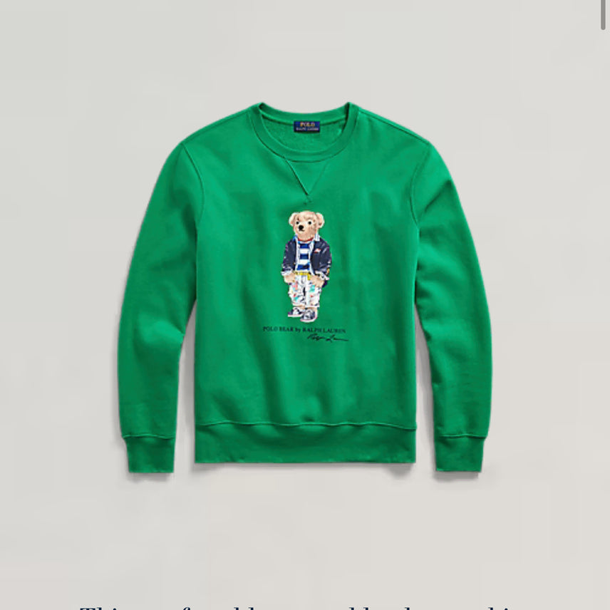 [BUNJANG] Polo Ralph Lauren Bear Sweatshirt / a26) 폴로랄프로렌 베어 맨투맨