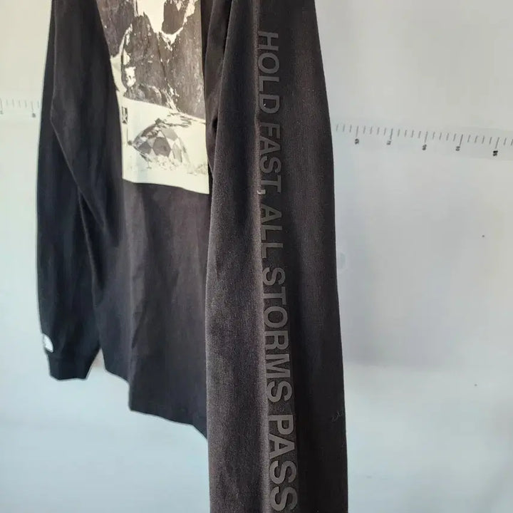 [BUNJANG] The North Face Skull Long Sleeve T-shirt / 노스페이스 해골 긴팔티 블랙