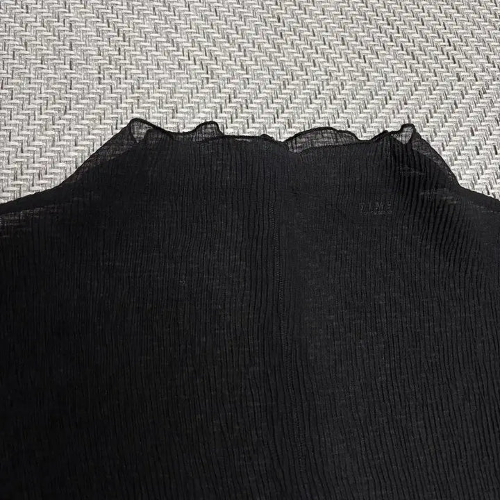 [BUNJANG] F Black See-through Blouse / (F)타임 블랙 시스루 블라우스