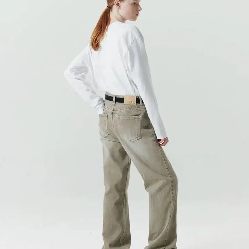 [BUNJANG] Levar Relaxed Fit Denim - Sand Beige / 르바 Relaxed Fit Denim - Sand Baige