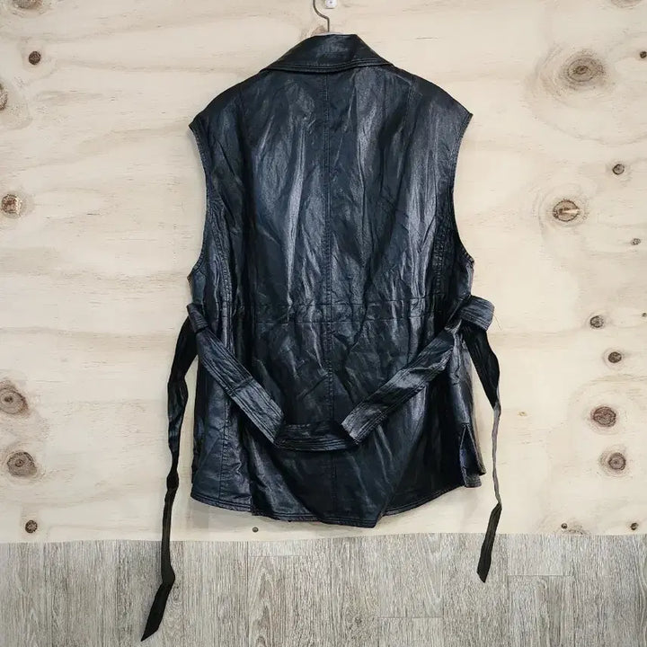 [BUNJANG] LBL Vegan Leather Vest Jacket / 445) LBL 비건레더 조끼자켓