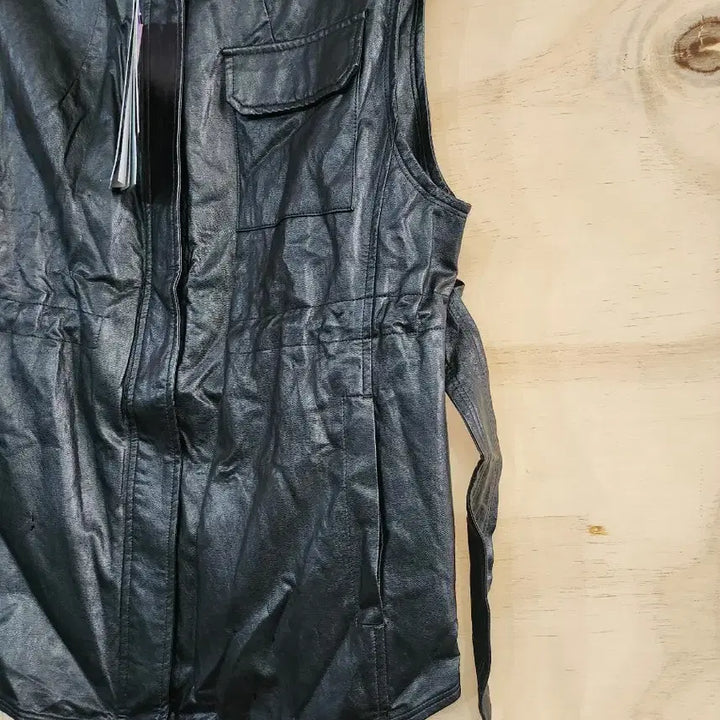[BUNJANG] LBL Vegan Leather Vest Jacket / 445) LBL 비건레더 조끼자켓