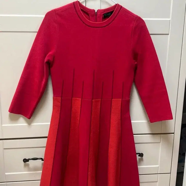 [BUNJANG] Benetton Pleated Dress / 베네통 플리츠 원피스