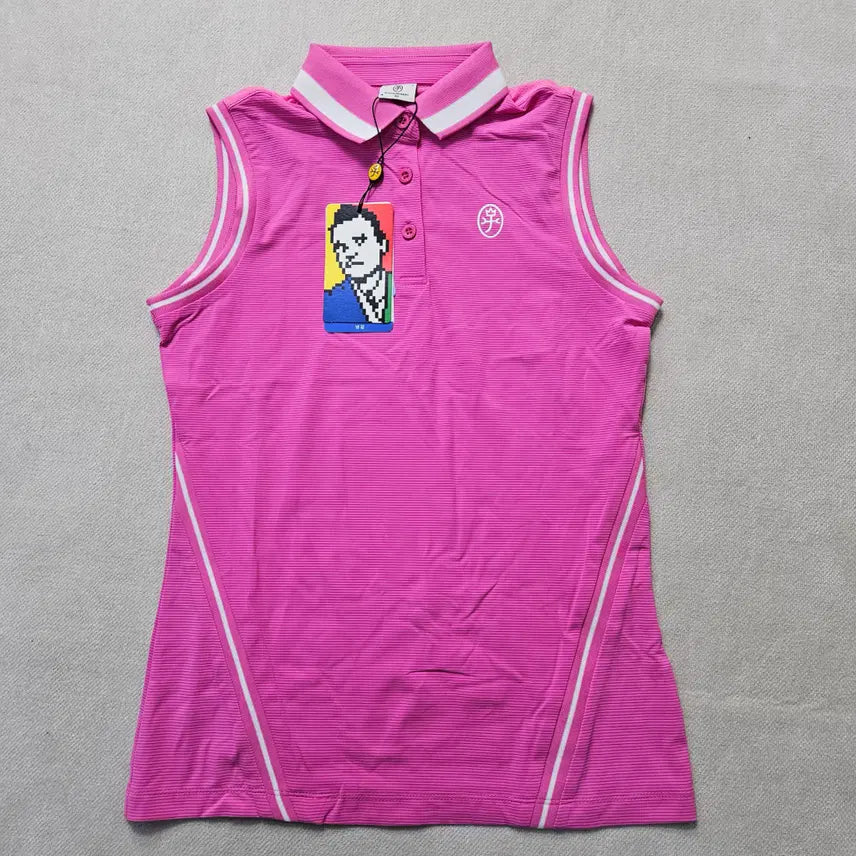 [BUNJANG] Castelbajac Sleeveless Golf T-Shirt / 85 까스텔바작 민소매 골프 티셔츠 0305Y