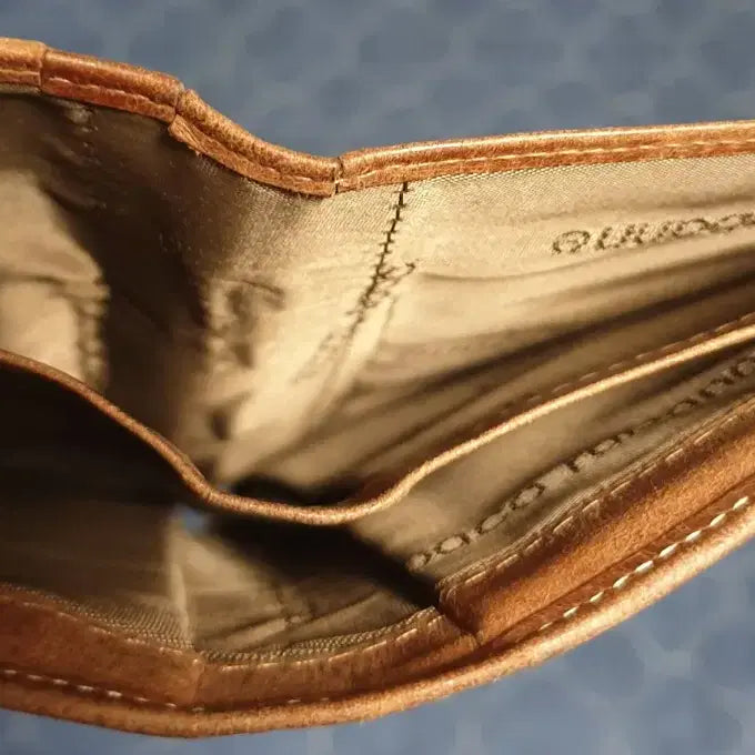 [BUNJANG] Paco Rabanne Paris Leather Card Long Wallet / (빈티지) 파코라반 파리 소가죽 에이징 카드 장지갑 브라운