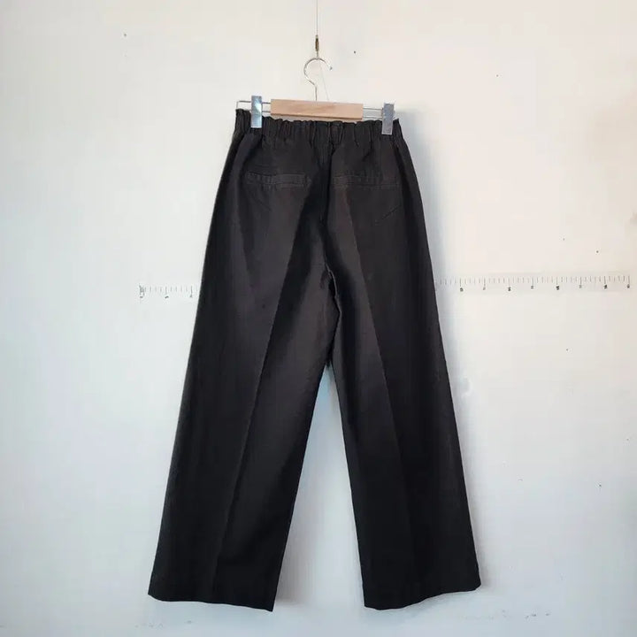 [BUNJANG] Codes Combine Black Wide Banding Pants / 코데즈컴바인 검정색 와이드 밴딩 바지