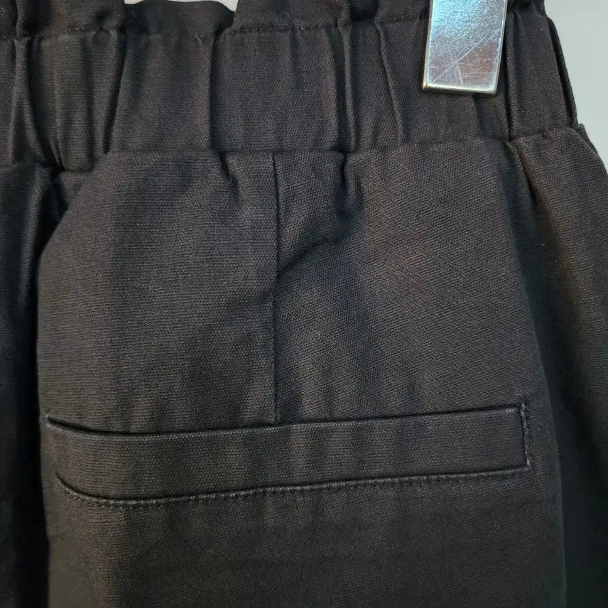 [BUNJANG] Codes Combine Black Wide Banding Pants / 코데즈컴바인 검정색 와이드 밴딩 바지