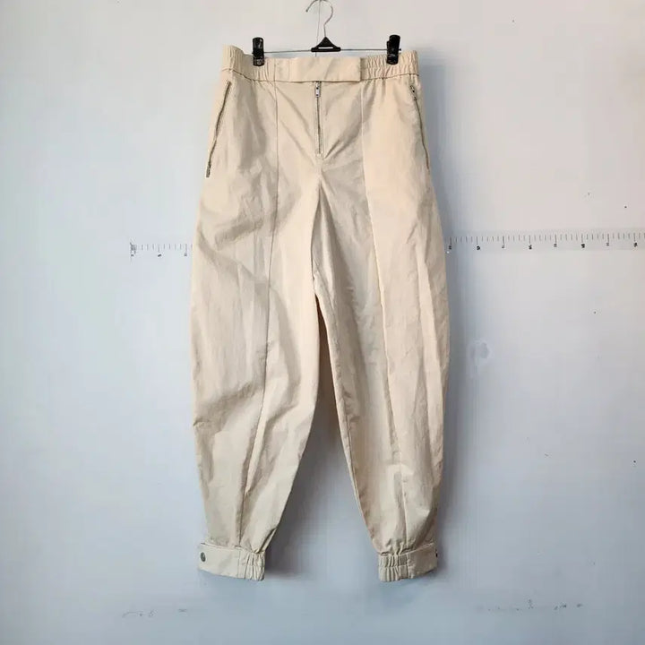 [BUNJANG] COS Ivory Baggy Fit Zipper Pants / cos 아이보리 배기핏 지퍼 포인트 팬츠