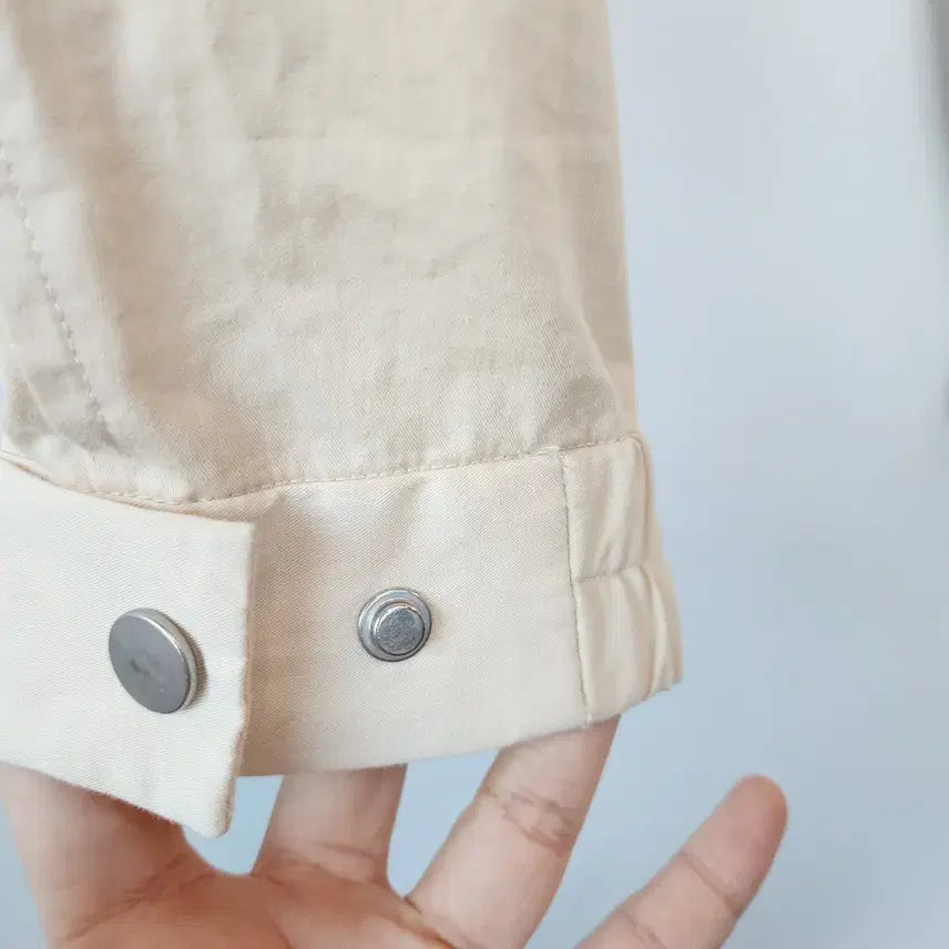 [BUNJANG] COS Ivory Baggy Fit Zipper Pants / cos 아이보리 배기핏 지퍼 포인트 팬츠