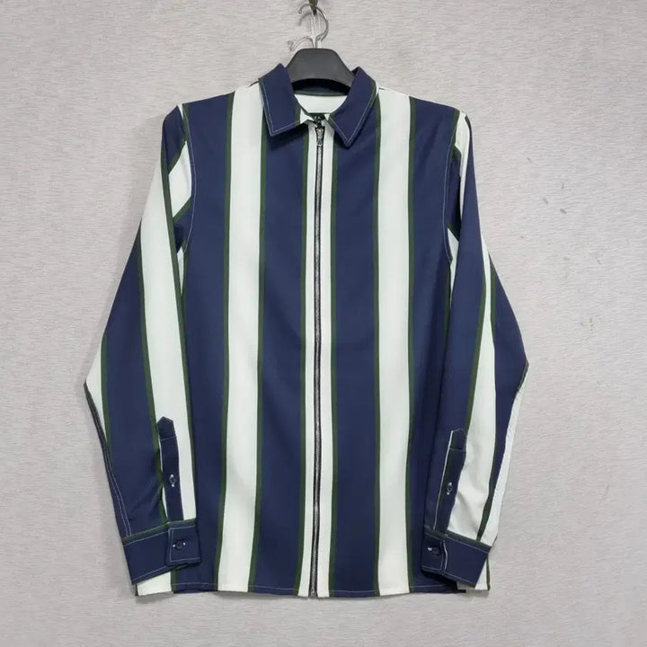 [BUNJANG] ZARA Striped Zip-Up Shirt (Men&