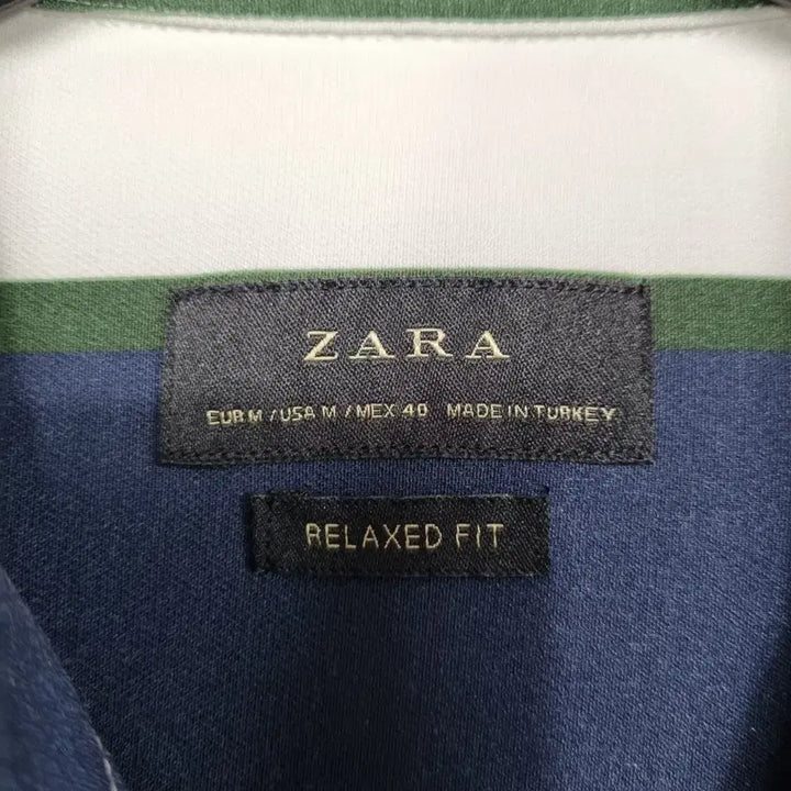 [BUNJANG] ZARA Striped Zip-Up Shirt (Men&