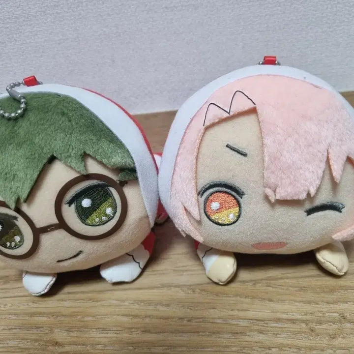 [BUNJANG] Idolish7 Yamato Nikaido &amp; Mitsuki Izumi Plush Doll Bundle Set / 아이나나 야마토 미츠키 산타 누이