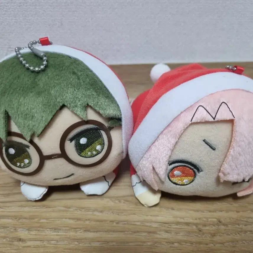 [BUNJANG] Idolish7 Yamato Nikaido &amp; Mitsuki Izumi Plush Doll Bundle Set / 아이나나 야마토 미츠키 산타 누이