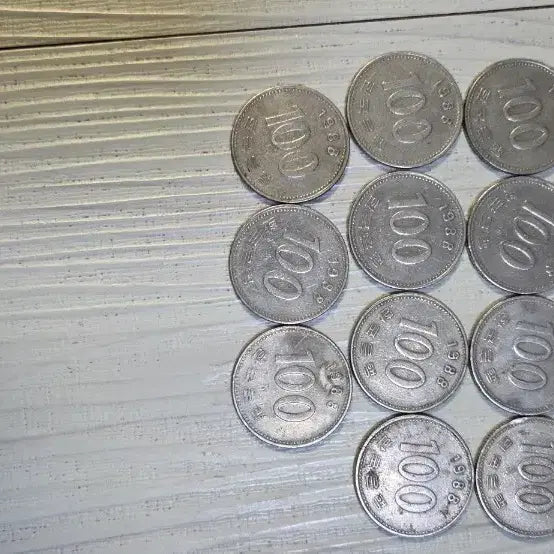 [BUNJANG] 1988 100 Won Coins / 1988년 100원 동전 11개