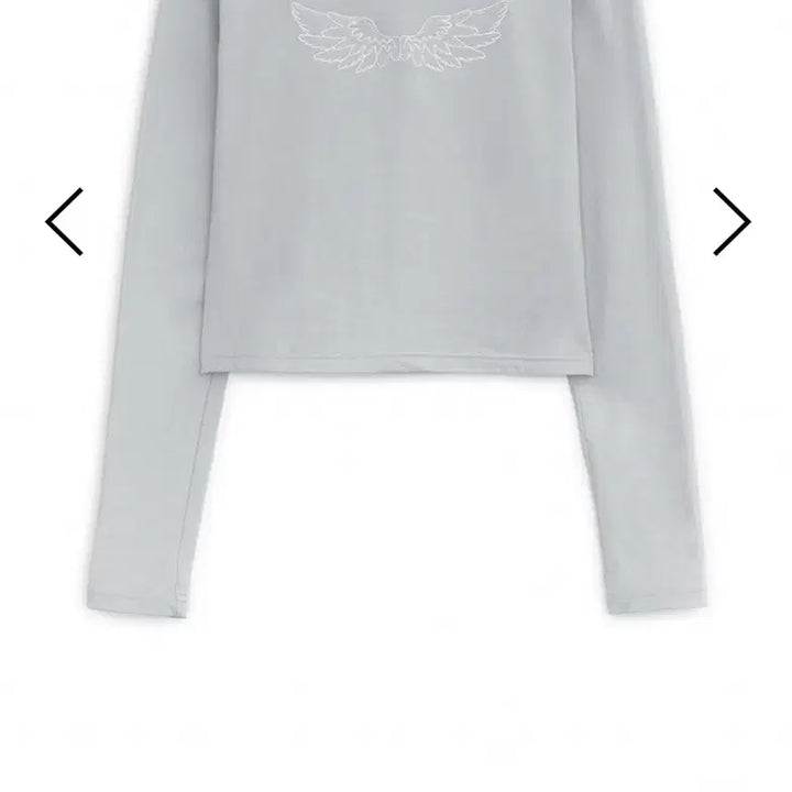[BUNJANG] Hug Your Skin Angel Wings Top - Gray / 미개봉)허그유어스킨 엔젤 윙 탑 그레이