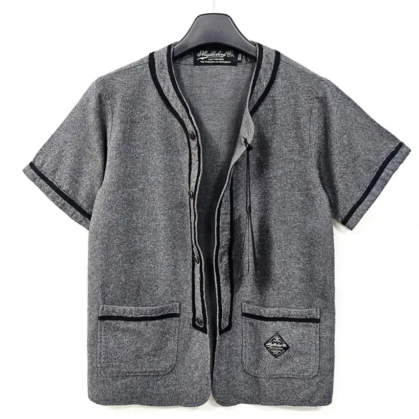 [BUNJANG] Neighborhood Wool Baseball Shirt Outer / 네이버후드 모직 베이스볼 셔츠 아우터 d150