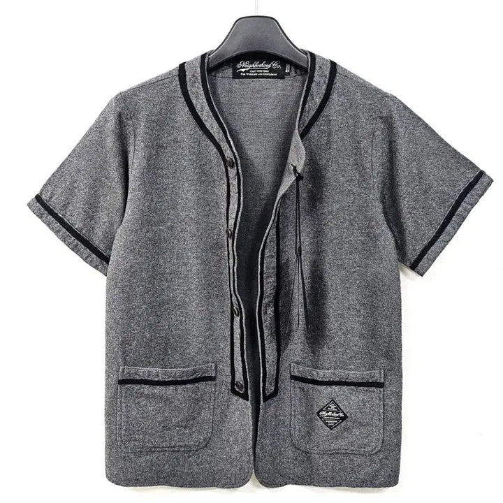 [BUNJANG] Neighborhood Wool Baseball Shirt Outer / 네이버후드 모직 베이스볼 셔츠 아우터 d150