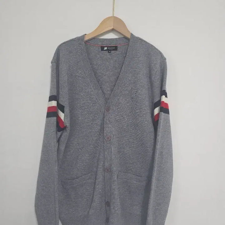 [BUNJANG] Beanpole Sport Gray Knit Cardigan / 빈폴 스포츠 Beanpole Sport 그레이 니트 가디건 100