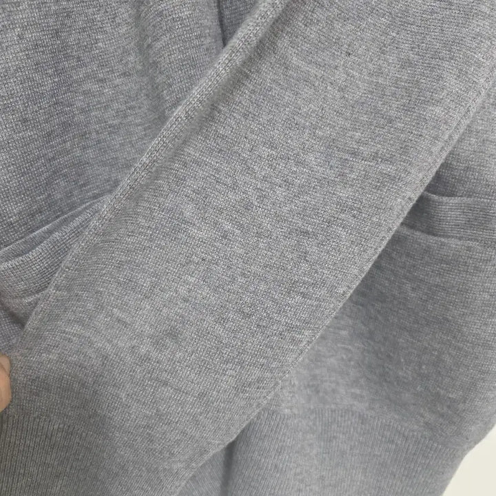 [BUNJANG] Beanpole Sport Gray Knit Cardigan / 빈폴 스포츠 Beanpole Sport 그레이 니트 가디건 100