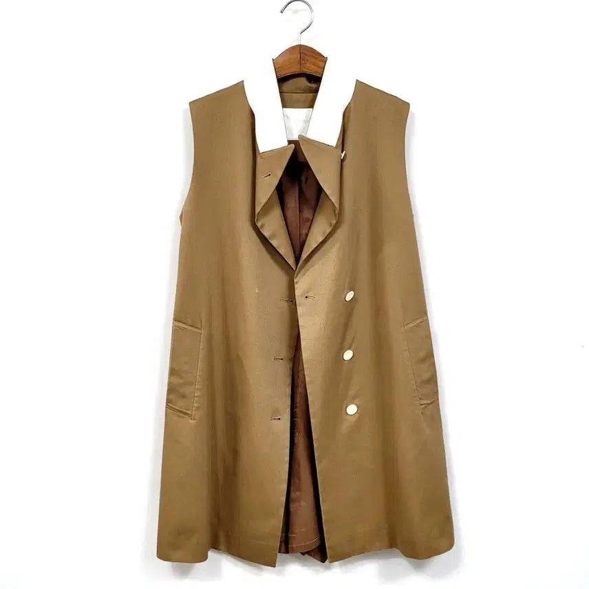 [BUNJANG] KUHO Sleeveless Long Vest / KUHO 구호 슬리브리스 롱 베스트 K720