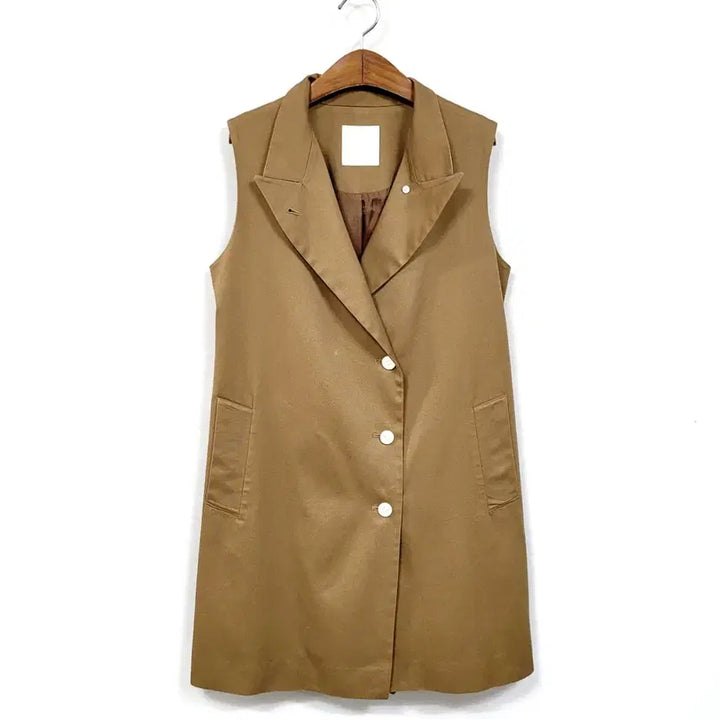 [BUNJANG] KUHO Sleeveless Long Vest / KUHO 구호 슬리브리스 롱 베스트 K720