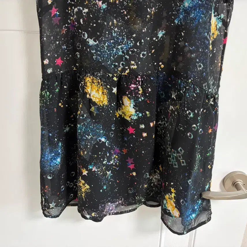 [BUNJANG] Vintage Japanese Import Long Shirt Blouse Dress / (일본 수입 빈티지)반팔 원피스 롱 셔츠 블라우스 M
