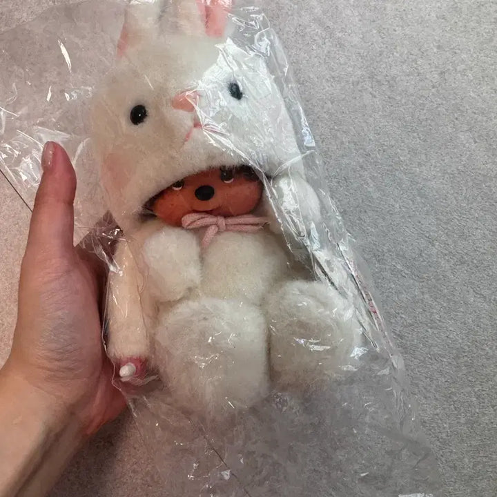 [BUNJANG] Vintage Monchhichi Rabbit Plush Toy / 고전) 토끼몬치치(택ㅇ)