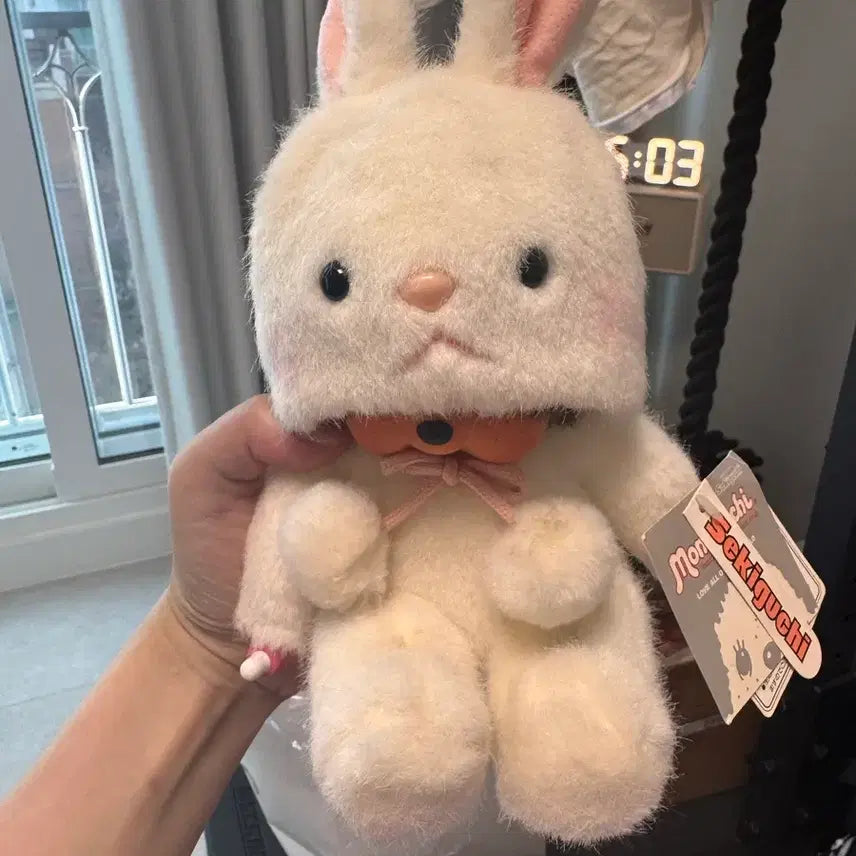 [BUNJANG] Vintage Monchhichi Rabbit Plush Toy / 고전) 토끼몬치치(택ㅇ)