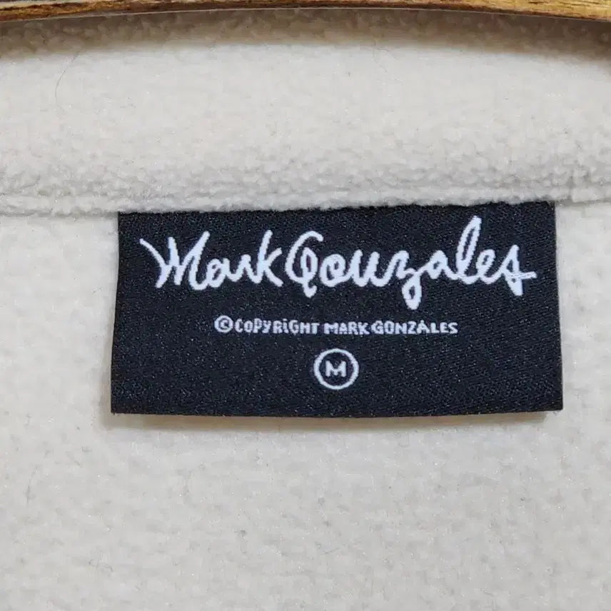 [BUNJANG] Mark Gonzales Fleece Jacket Beige / (L) 마크곤잘레스 플리스 점퍼 베이지 후리스 자켓