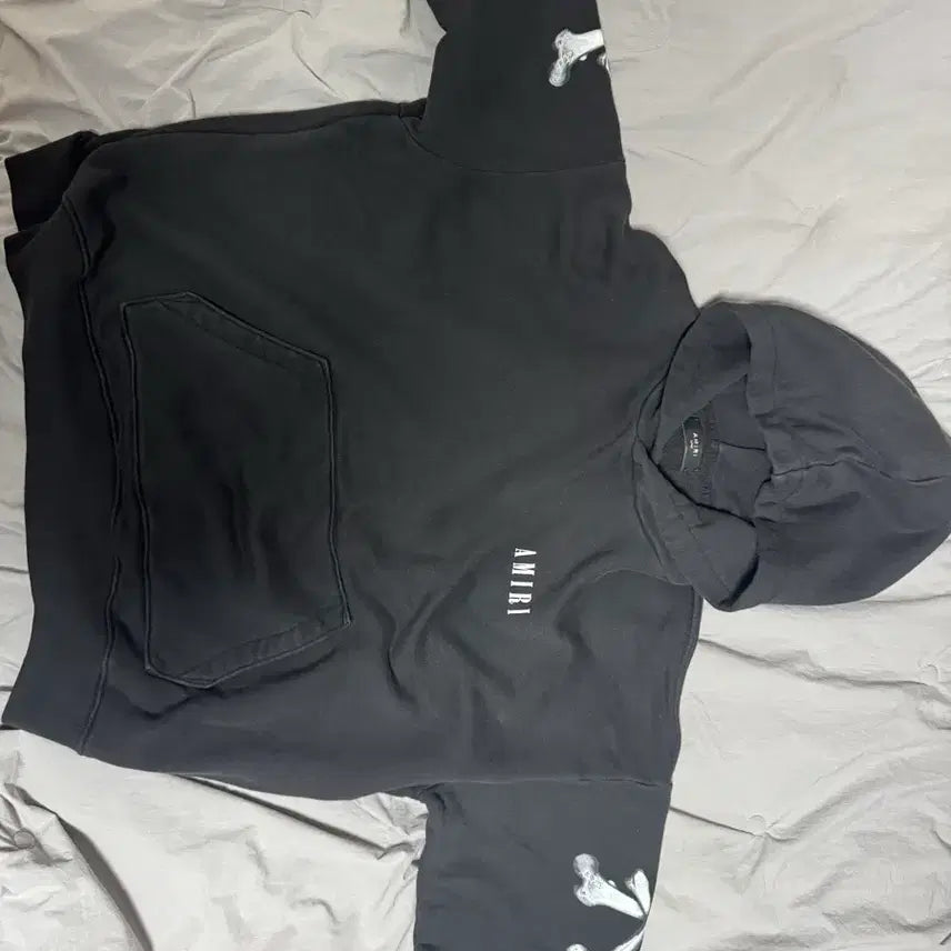 [BUNJANG] AMIRI Stacked Bones Hoodie Black 2XL / AMIRI 아미리  후드티 스택드본즈 (한국 2XL)