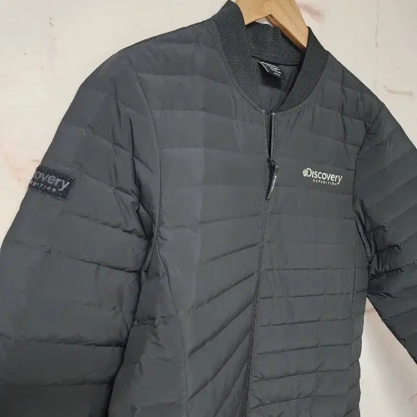 [BUNJANG] Discovery Quilted Padded Jumper Black / 디스커버리 퀼팅 패딩 점퍼 블랙
