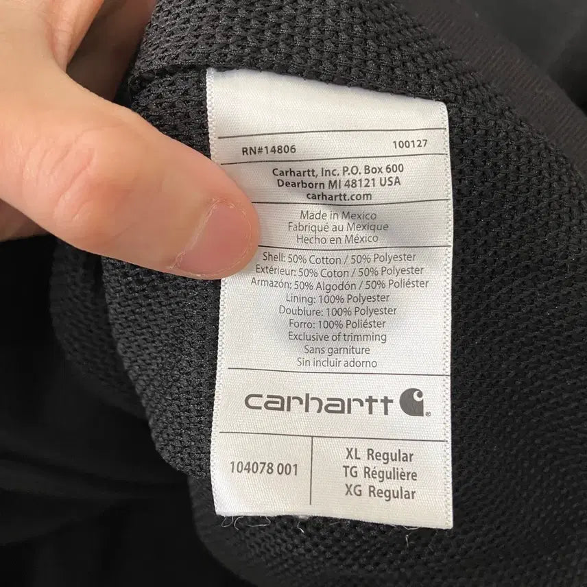 [BUNJANG] Carhartt Rain Defender Thermal Hooded Zip-Up / 270 칼하트 써멀 후드집업 레인디펜더