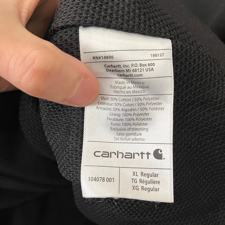 [BUNJANG] Carhartt Rain Defender Thermal Hooded Zip-Up / 270 칼하트 써멀 후드집업 레인디펜더